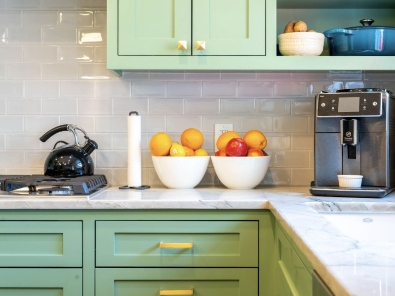 Stunning Kitchen With Quartzite Countertops